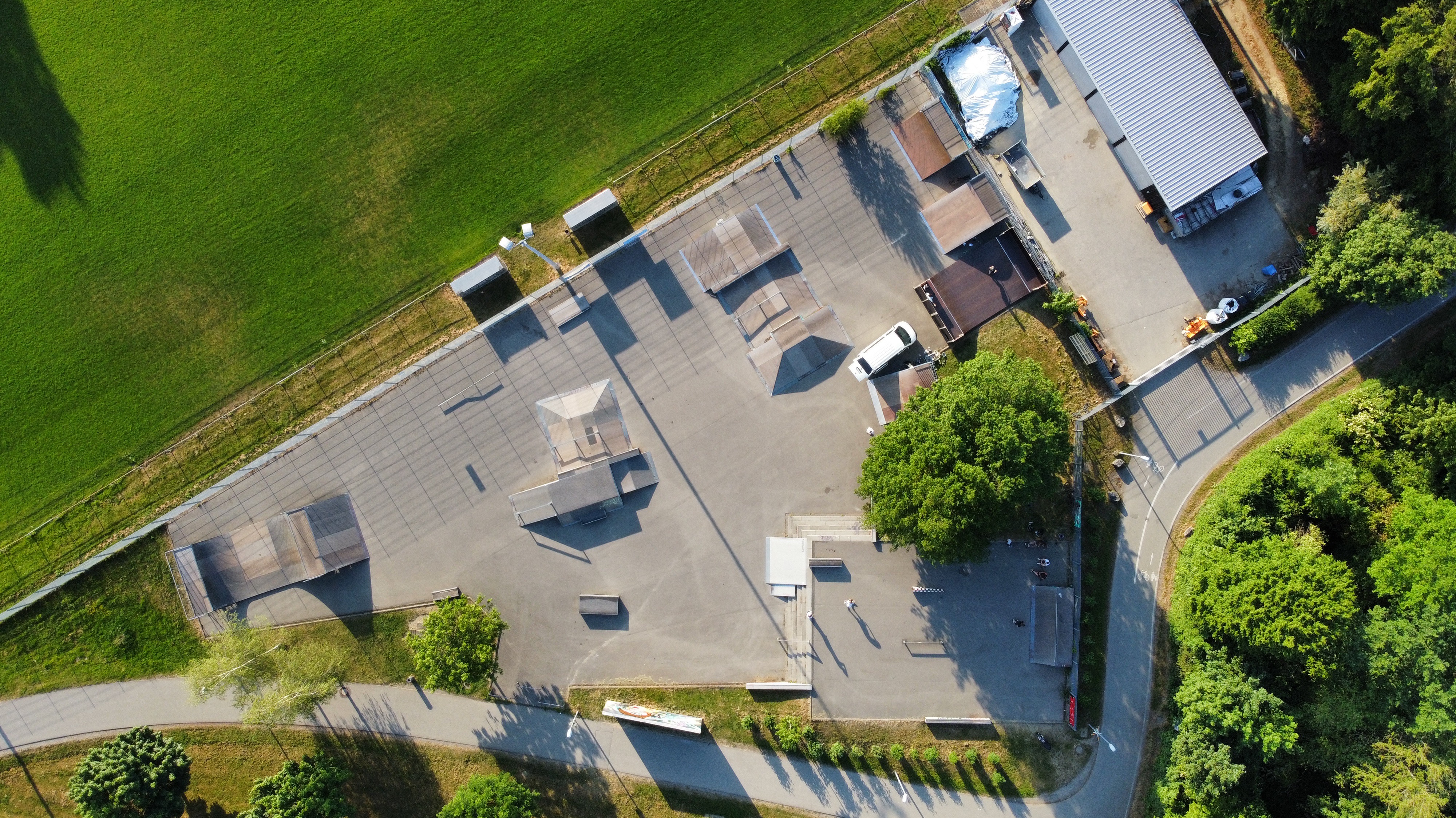 Skaterhof Biberach Drohne